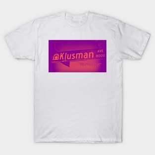 Klusman Avenue, Rancho Cucamonga, California by Mistah Wilson T-Shirt